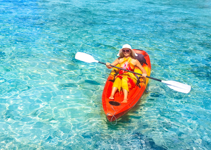 Kayaking in the Caribbean